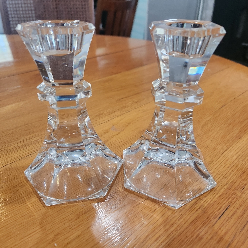 Set of two candle holder